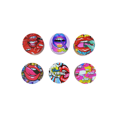 63mm Rolling Stones Printed 4 Parts Zinc Grinder