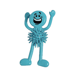 Neon Smile Face Porcupine Bendables (48 total bendables in 2 bags) 80?› each