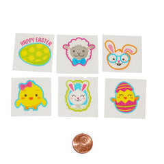 Easter Glitter Temporary Tattoos (144 total tattoos in 2 packages) 6?› each