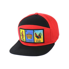 El Diablito, La Corona, El Gallo Embroidered Snapback Hat 100% Cotton