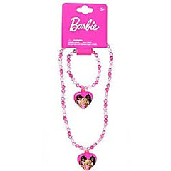 Barbie Necklace & Bracelet Set ƒ?? Hanging Card (2 Assorted Styles) Sold Individually
