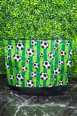 NGIL Here For The Goals with Black Trim Tote Bag