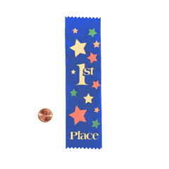 1st Place Satin Award Ribbons (24 total ribbons in 2 bags) 35?› each