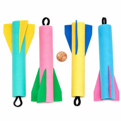 Foam Rockets (24 total rockets in 2 bags) 47?› each