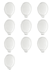 Foldable Oval Hair Brush with Mirror ƒ?? 4" Compact Travel Size |Individual & 10 Pack