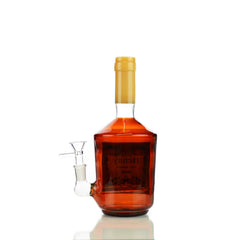 10" Henny Liquor Bottle Water Pipe 14mm Male Bowl