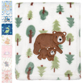 Bulk Baby Fleece Animal Themed Blankets 36" x 30" - Single Prints