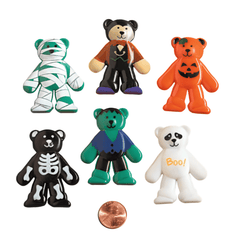 Small Halloween Toy Bears (96 total pieces in 2 bags) 28?› each