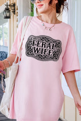 Belt Buckle Feral Wife Comfort Colors Adult Ring-Spun Cotton Tee