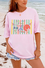 Bikini Summer Vibes Comfort Colors Adult Ring-Spun Cotton Tee