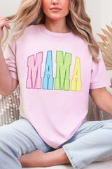 Color Me Loved Mama Comfort Colors Adult Ring-Spun Cotton Tee