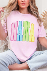 Color Me Loved Nana Comfort Colors Adult Ring-Spun Cotton Tee