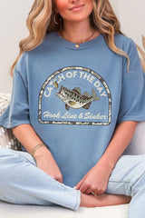 Hook Line & Sinker Cream Comfort Colors Adult Ring-Spun Cotton Tee