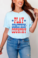 Stars & Country Comfort Colors Adult Ring-Spun Cotton Tee