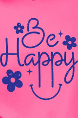Flower Be Happy Ready To Press DTF Transfer