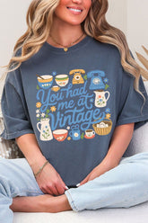 You Had Me At Vintage Comfort Colors Adult Ring-Spun Cotton Tee