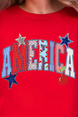America Stitched In Tradition Comfort Colors Adult Ring-Spun Cotton Tee