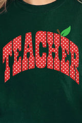 Apple Dot Teacher Heavy Blend Crew Sweatshirt
