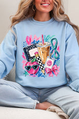 Bows, Books & Brews Heavy Blend Crew Sweatshirt
