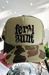 Feral Aunt Otto Foam Front Trucker Hat