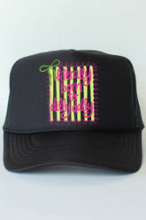 Swirls & Stripes Dilly Dally Otto Foam Front Trucker Hat