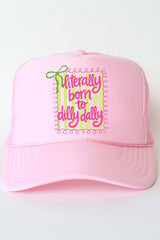 Swirls & Stripes Dilly Dally Otto Foam Front Trucker Hat