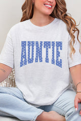 Blue Dot Auntie Short Sleeve Relaxed Fit T-Shirt