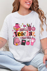She's A Teacher I Can Tell Short Sleeve Relaxed Fit T-Shirt