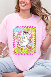 Auntie Goose On The Loose Short Sleeve Relaxed Fit T-Shirt