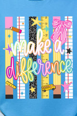 Make A Difference Short Sleeve Relaxed Fit T-Shirt