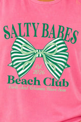 Green Salty Babes Comfort Colors Cotton Tank Top