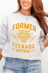 Former Teenage Dirtbag Ecosmart Crewneck Sweatshirt