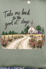 Take Me Back Ecosmart Crewneck Sweatshirt