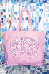 English Rose Wifey Canvas Jumbo Tote