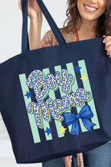 Wild Ones Boy Mama Goose Canvas Jumbo Tote