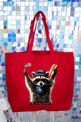 America's Backyard BBQ Bandit Canvas Jumbo Tote