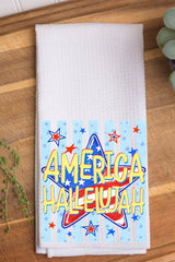 America Hallelujah Waffle Kitchen Towel