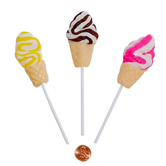 Ice Cream Cone-Shaped Lollipops (24 total pops in 2 boxes) 64?› each