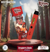 Strawberry Woods Industrial Hemp Derived Liquid Shatter+THC- A+THC-P+D8+HHC+CBD+CBG+H4CBD 2.5 Gram Disposable, Box of 5