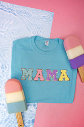 Colorful Mama Chenille Patch Dri-Power 50/50 Tee