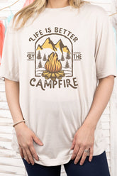 Life Is Better By The Campfire Adult Fusion ChromaSoft Performance T-Shirt