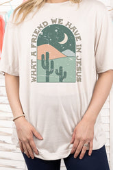 Friend In Jesus Desert Adult Fusion ChromaSoft Performance T-Shirt