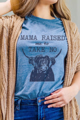 Mama Raised Me Softstyle Adult T-Shirt