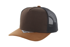 Kamel 804 5 Panel Suede Visor HIGH CROWN SLIGHT CURVE Trucker