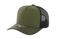 Kamel 804 5 Panel Suede Visor HIGH CROWN SLIGHT CURVE Trucker
