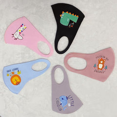 Assorted Kids Cartoon Animal Face Mask. Washable & reusable!