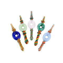 6" Dab Straw Donut Reversal Art Nectar Collector