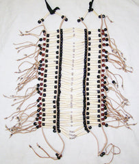 LARGE INDIAN STYLE BUFFALO BONE BREAST CHEST PLATE ( sold by the piece / color )