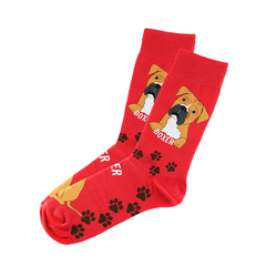 Boxer Socks Unisex Unique Fun Design Fits All, 70% Cotton, 25% Spandex, 5% Elastic