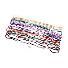 Metallic Bead Necklaces (144/package) 21?› each